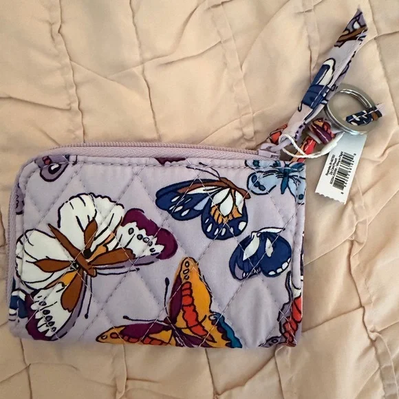 Vera Bradley Zip Card Pouch Wing in Flight - Picture 2 of 4
